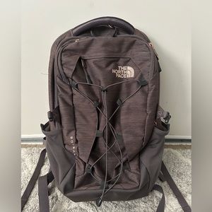 North face rose gold lavender backpack
